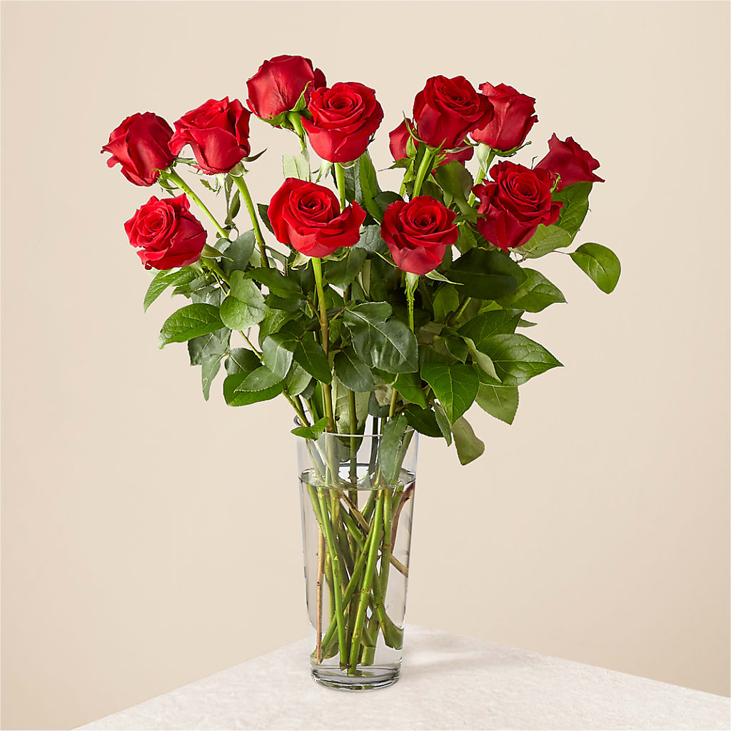 Long Stem Red Rose Bouquet – Elikonia Flores Y Eventos, San Juan PR