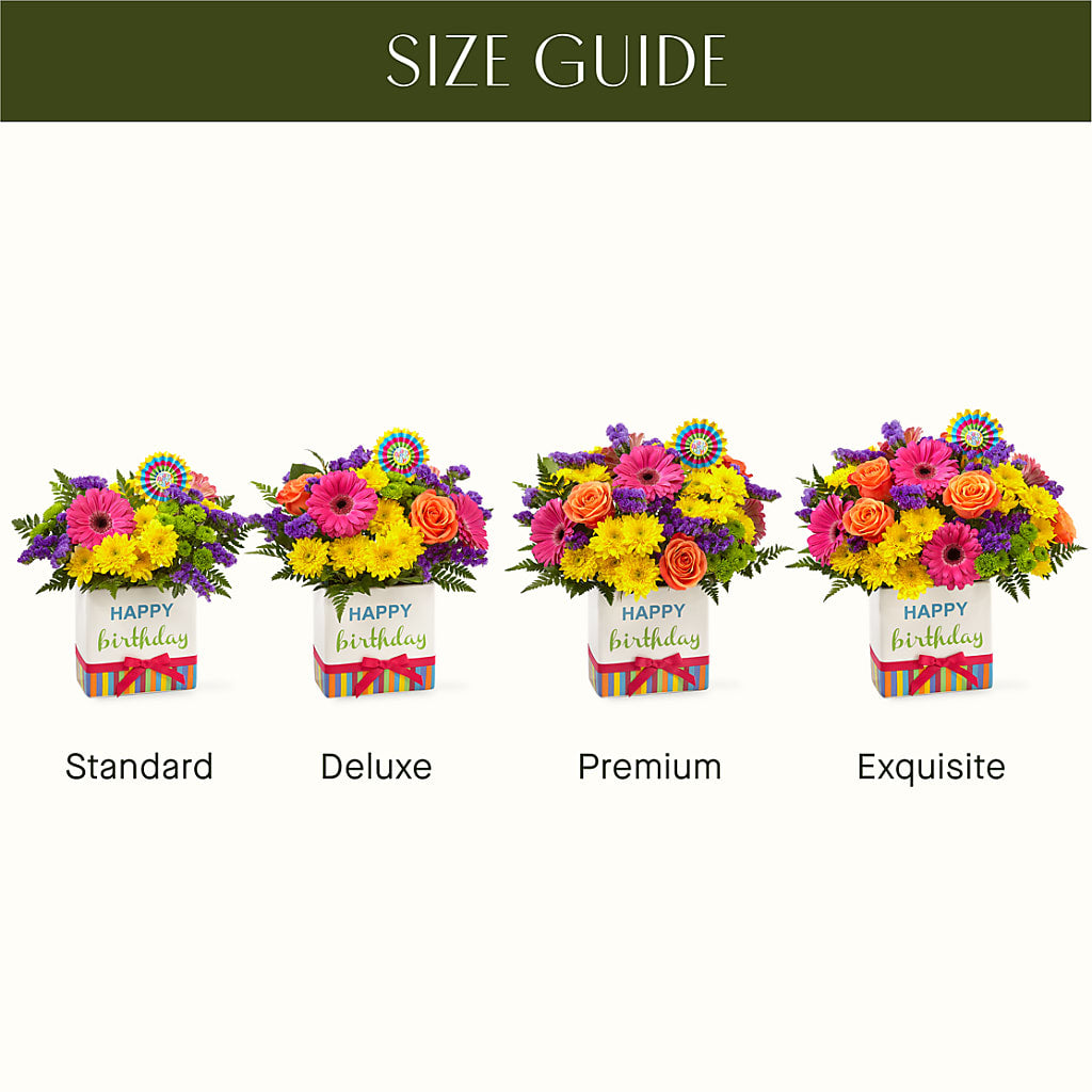 Birthday Brights Bouquet – Elikonia Flores Y Eventos, San Juan PR