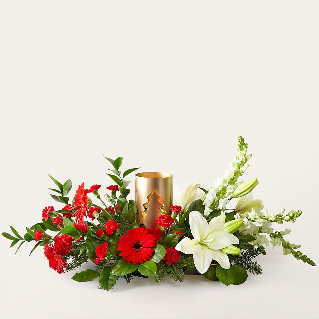 Mingle & Jingle Centerpiece – Elikonia Flores Y Eventos, San Juan PR