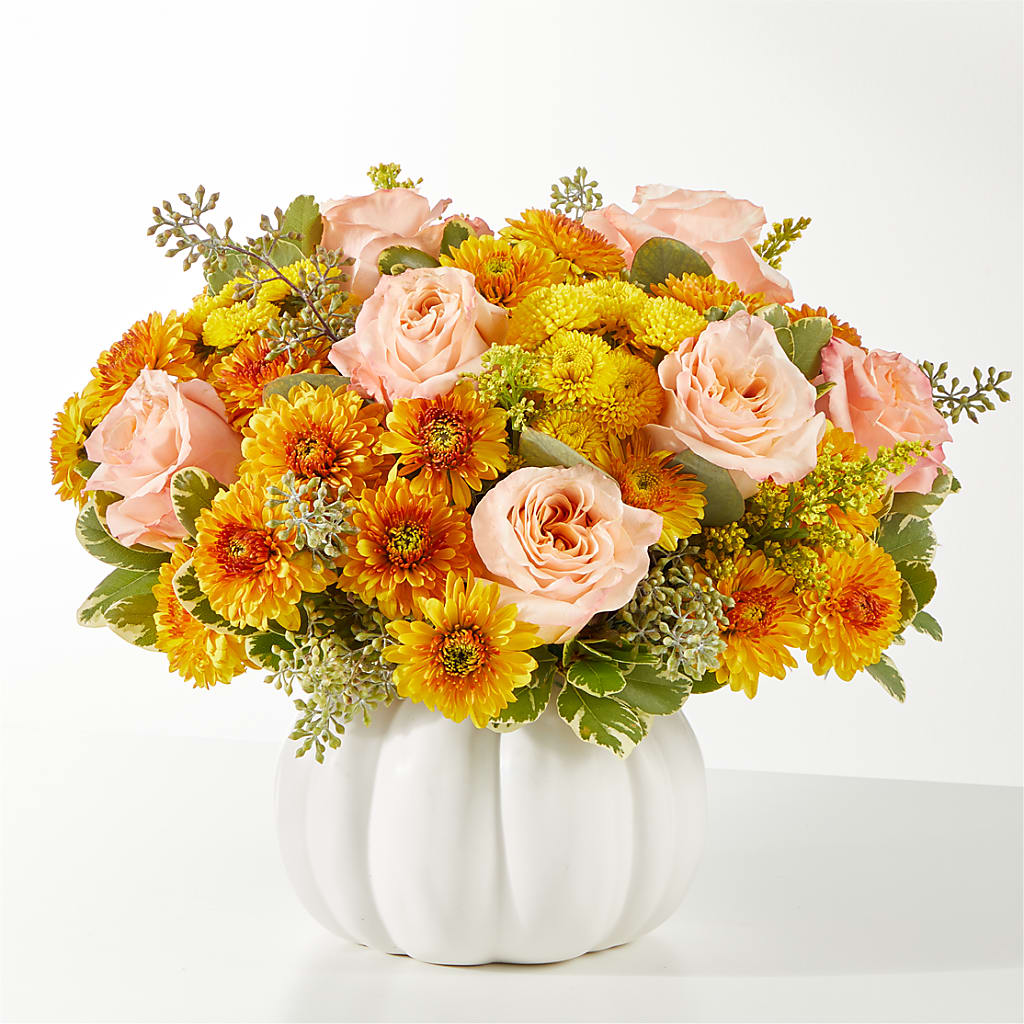 Peachy Pumpkin – Elikonia Flores Y Eventos, San Juan PR