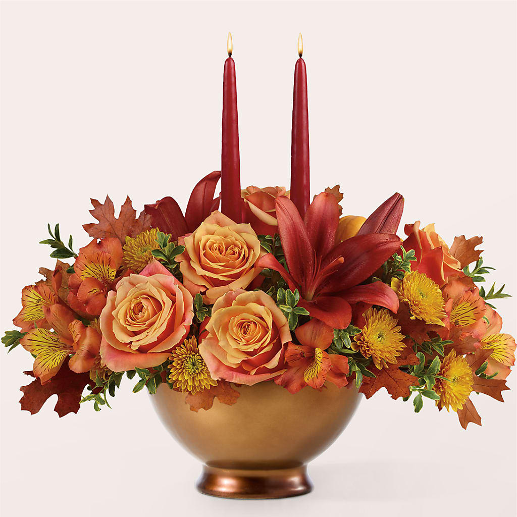 Harvest Table Centerpiece – Elikonia Flores Y Eventos, San Juan PR