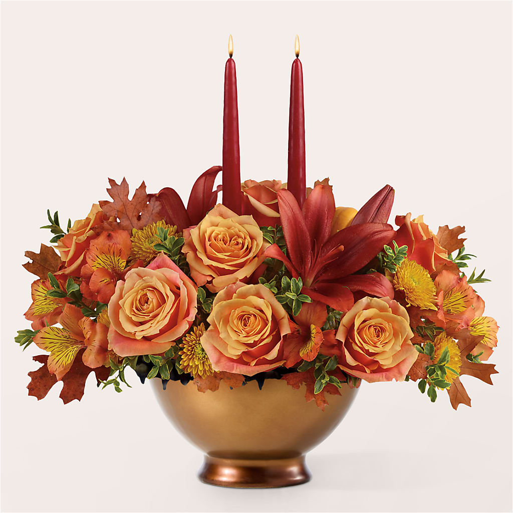 Harvest Table Centerpiece – Elikonia Flores Y Eventos, San Juan PR