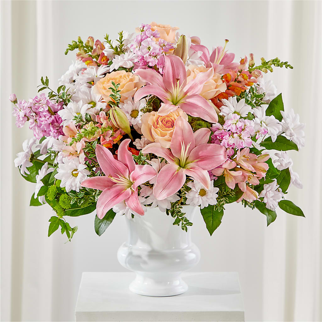 Heartfelt Gesture Urn Arrangement – Elikonia Flores Y Eventos, San Juan PR