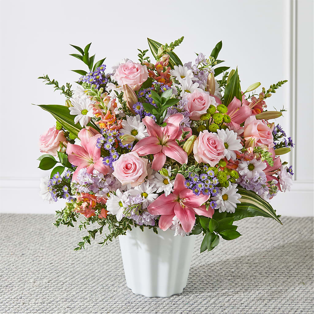 Abundant Compassion Floor Basket – Elikonia Flores Y Eventos, San Juan PR