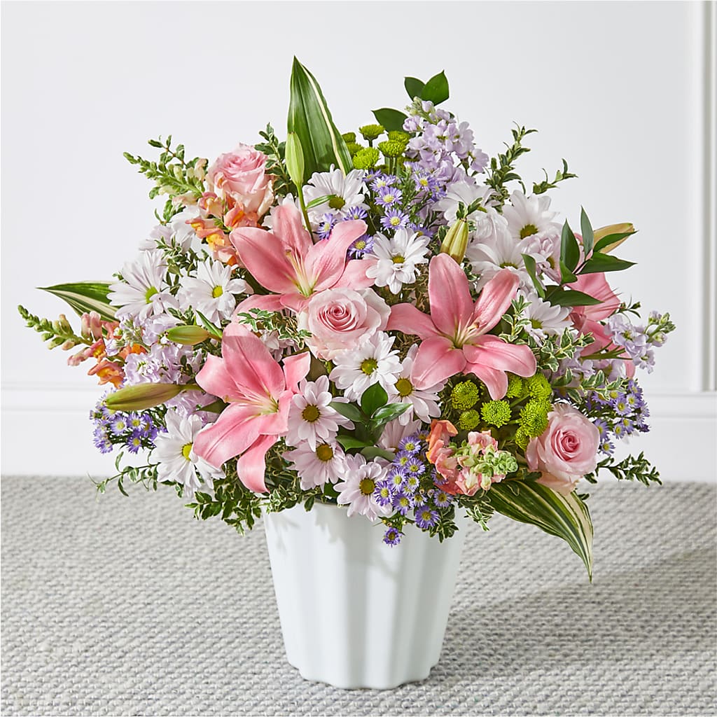 Abundant Compassion Floor Basket – Elikonia Flores Y Eventos, San Juan PR