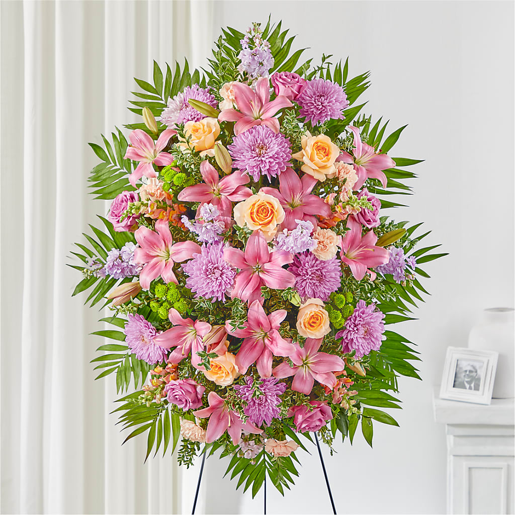 Love & Light Standing Spray – Elikonia Flores Y Eventos, San Juan PR