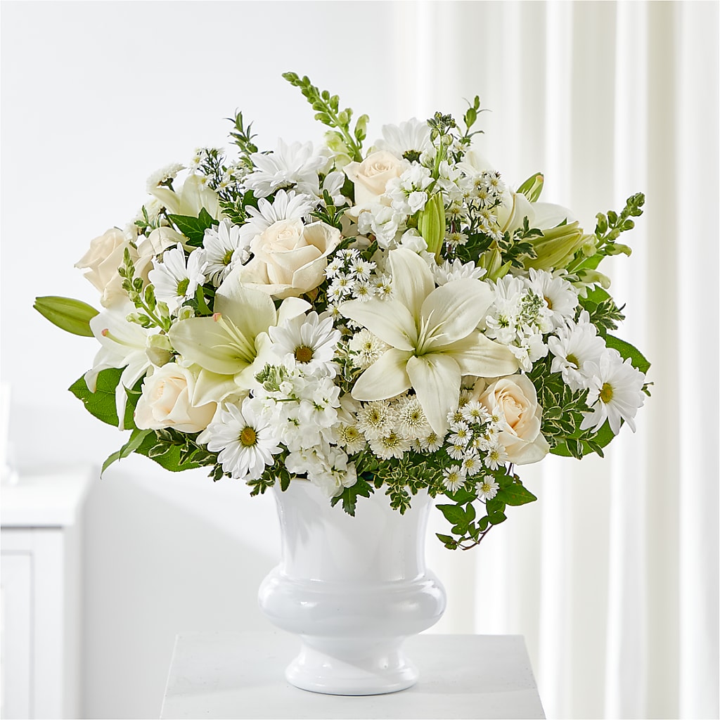 Uplifting Urn Arrangement – Elikonia Flores Y Eventos, San Juan PR