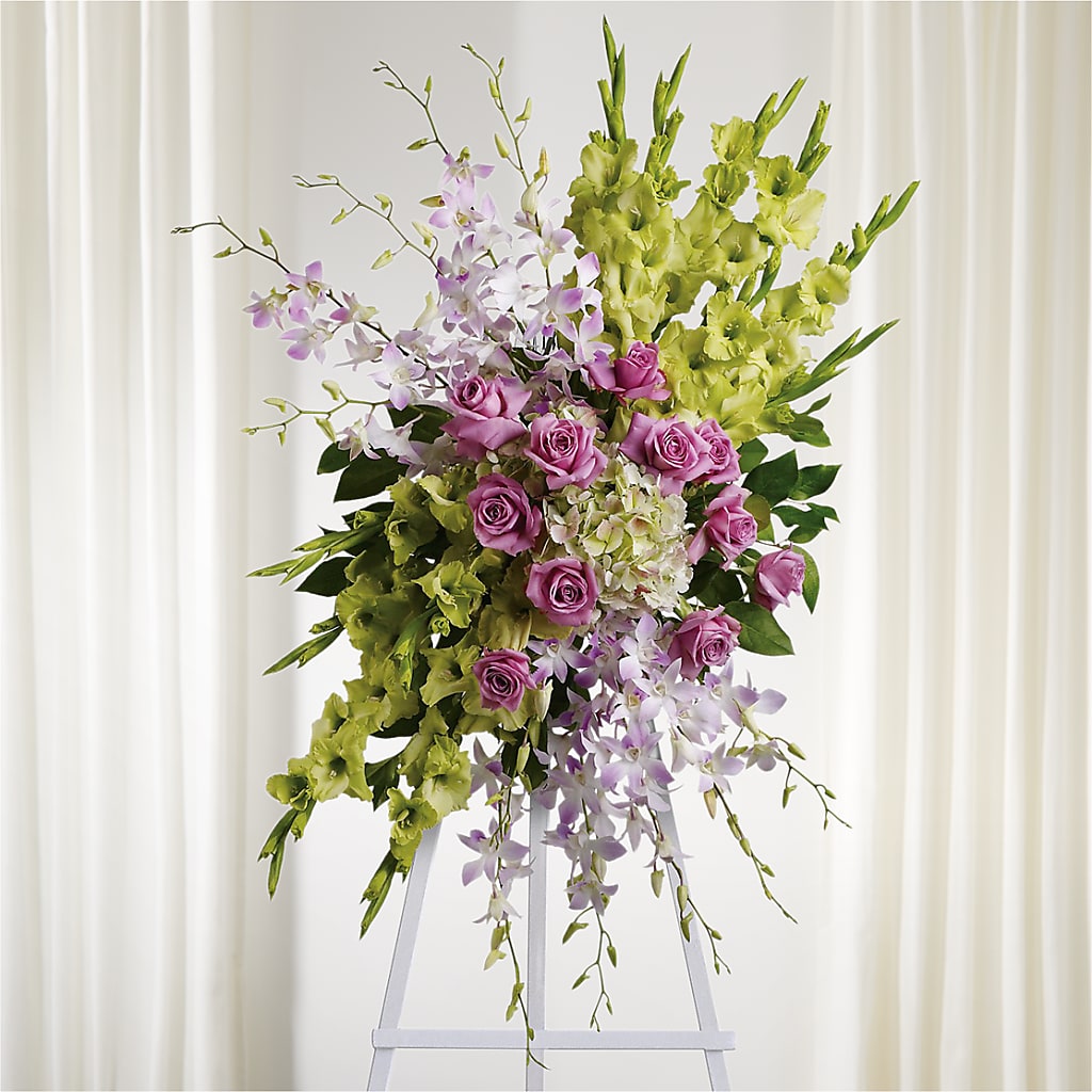 Lasting Legacy Standing Spray – Elikonia Flores Y Eventos, San Juan PR