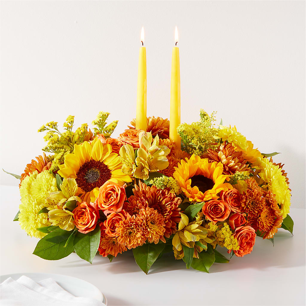 Autumn Harmony Centerpiece – Elikonia Flores Y Eventos, San Juan PR