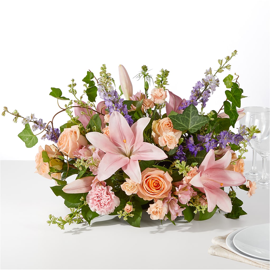 Blossom Time Centerpiece – Elikonia Flores Y Eventos, San Juan PR