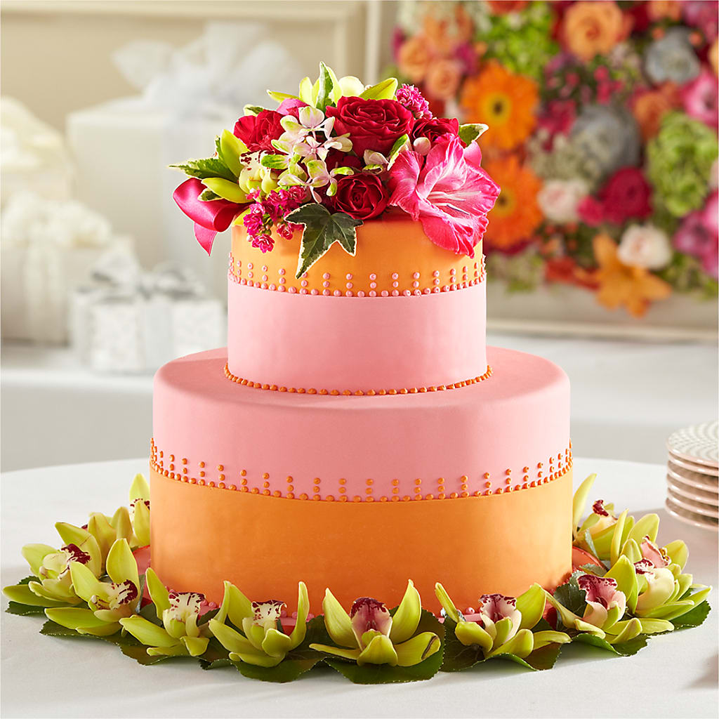 Sweet Citrus Cake Decor – Elikonia Flores Y Eventos, San Juan PR