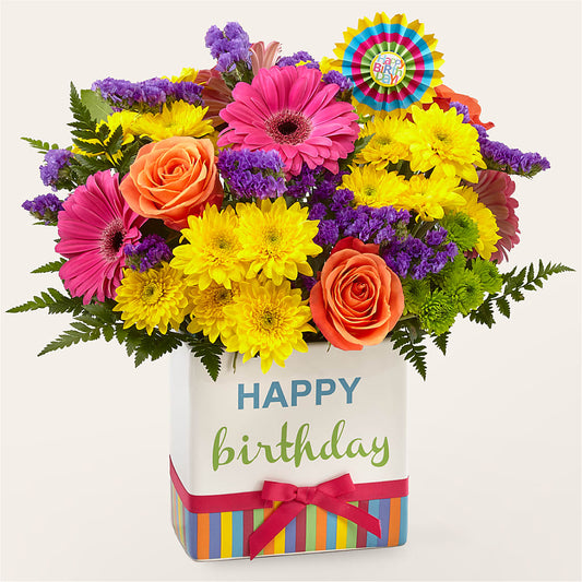 Birthday Brights Bouquet –  Elikonia Flores Y Eventos, San Juan PR