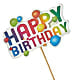 Happy Birthday Pick –  Elikonia Flores Y Eventos, San Juan PR