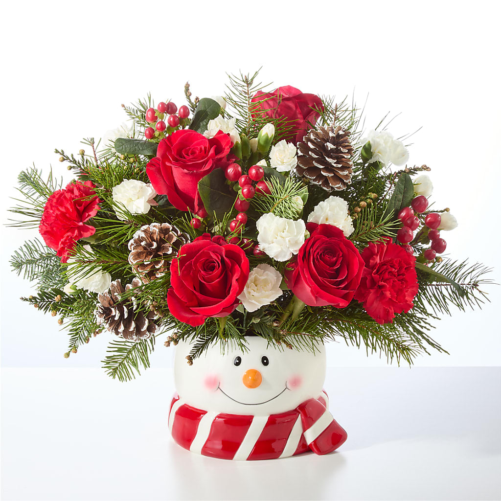 Jolly Snowman Bouquet –  Elikonia Flores Y Eventos, San Juan PR