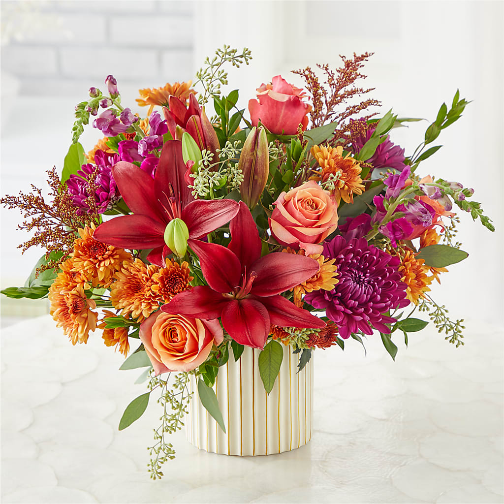 Burgundy Landscape Bouquet –  Elikonia Flores Y Eventos, San Juan PR