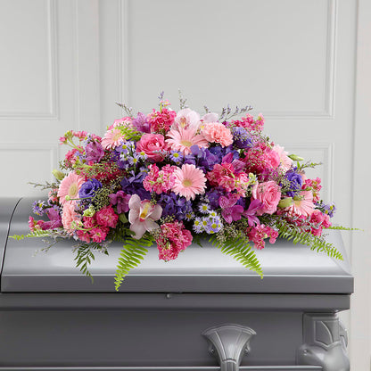 Glorious Garden Casket Spray –  Elikonia Flores Y Eventos, San Juan PR