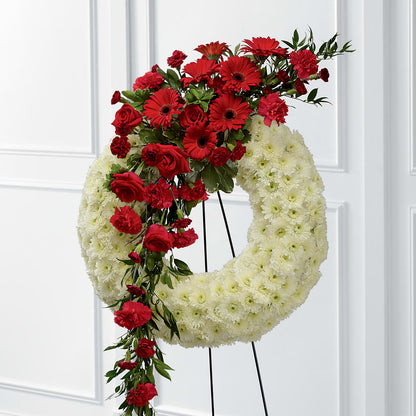 Graceful Tribute Wreath –  Elikonia Flores Y Eventos, San Juan PR