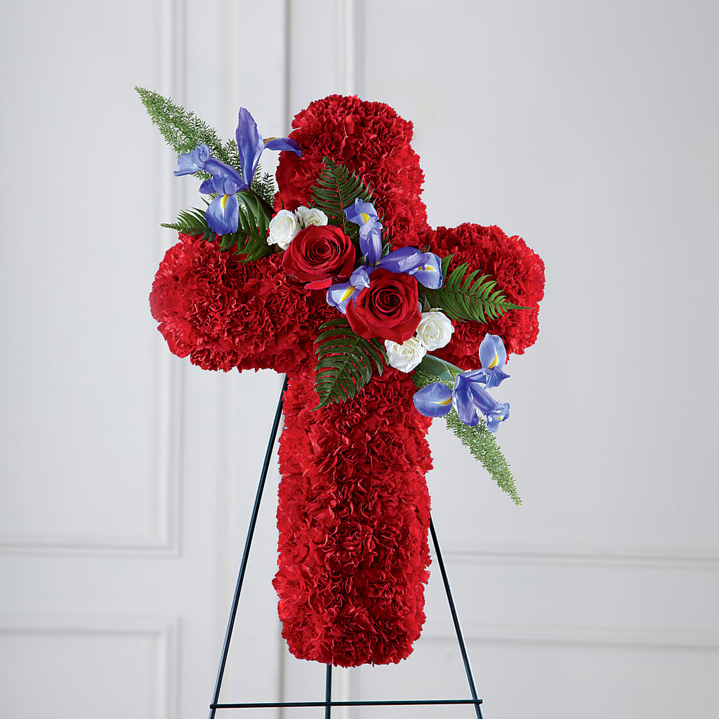 Faithful Hero Floral Cross –  Elikonia Flores Y Eventos, San Juan PR