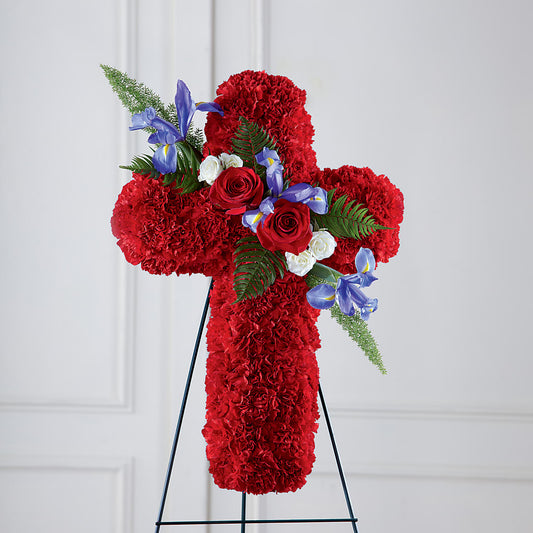 Faithful Hero Floral Cross –  Elikonia Flores Y Eventos, San Juan PR
