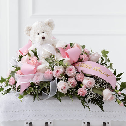 Touch of Sympathy Casket Spray –  Elikonia Flores Y Eventos, San Juan PR