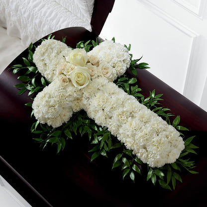 Peaceful Memories Casket Spray (Standard) –  Elikonia Flores Y Eventos, San Juan PR