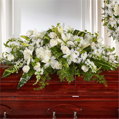 Abundance Casket Spray –  Elikonia Flores Y Eventos, San Juan PR