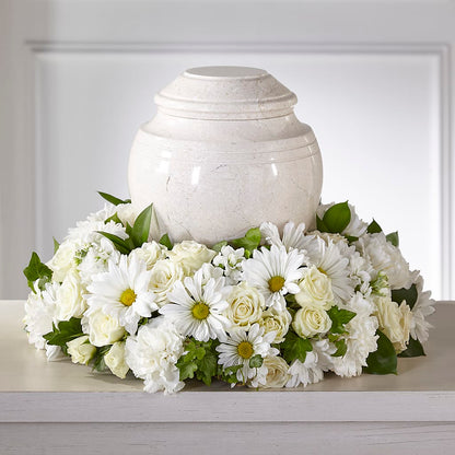 Ivory Gardens Cremation Adornment –  Elikonia Flores Y Eventos, San Juan PR