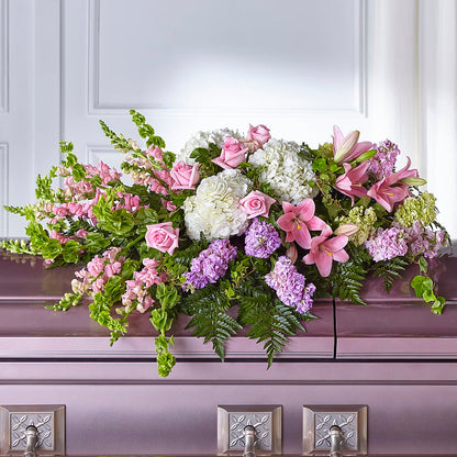 Life's Gratitude Casket Spray –  Elikonia Flores Y Eventos, San Juan PR