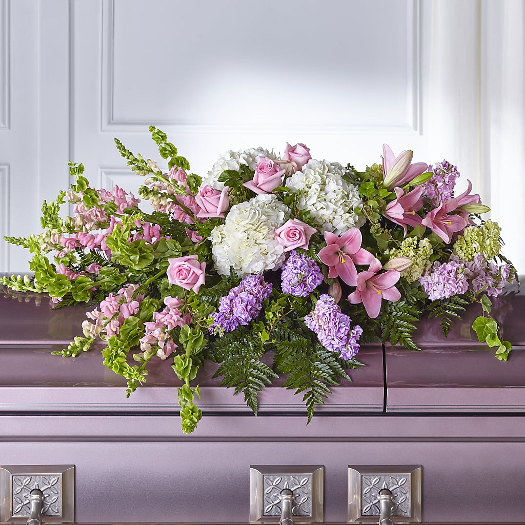 Life's Gratitude Casket Spray –  Elikonia Flores Y Eventos, San Juan PR