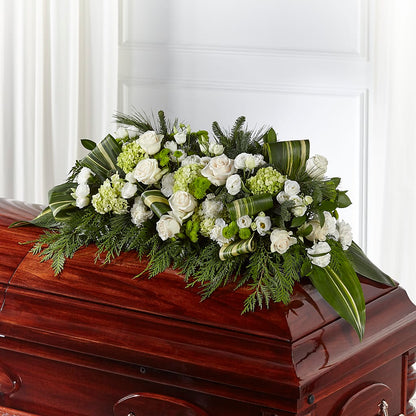 Hopeful Gesture Casket Spray –  Elikonia Flores Y Eventos, San Juan PR