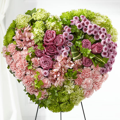 Heartwarming Standing Heart –  Elikonia Flores Y Eventos, San Juan PR