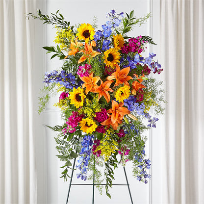 Sunlit Memories Standing Spray (Standard) –  Elikonia Flores Y Eventos, San Juan PR