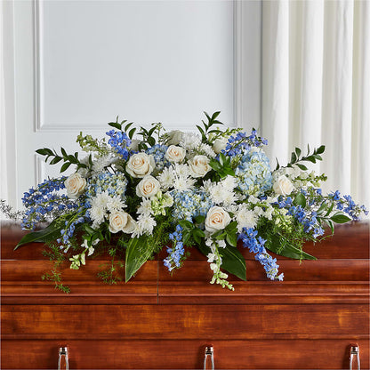 Timeless Essence Casket Spray –  Elikonia Flores Y Eventos, San Juan PR