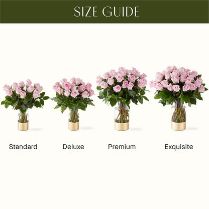 Picture Perfect Pink Rose Bouquet –  Elikonia Flores Y Eventos, San Juan PR