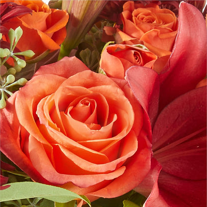 Crimson Leaves Bouquet –  Elikonia Flores Y Eventos, San Juan PR