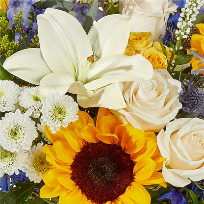 Wonderfully Sunny Bouquet –  Elikonia Flores Y Eventos, San Juan PR