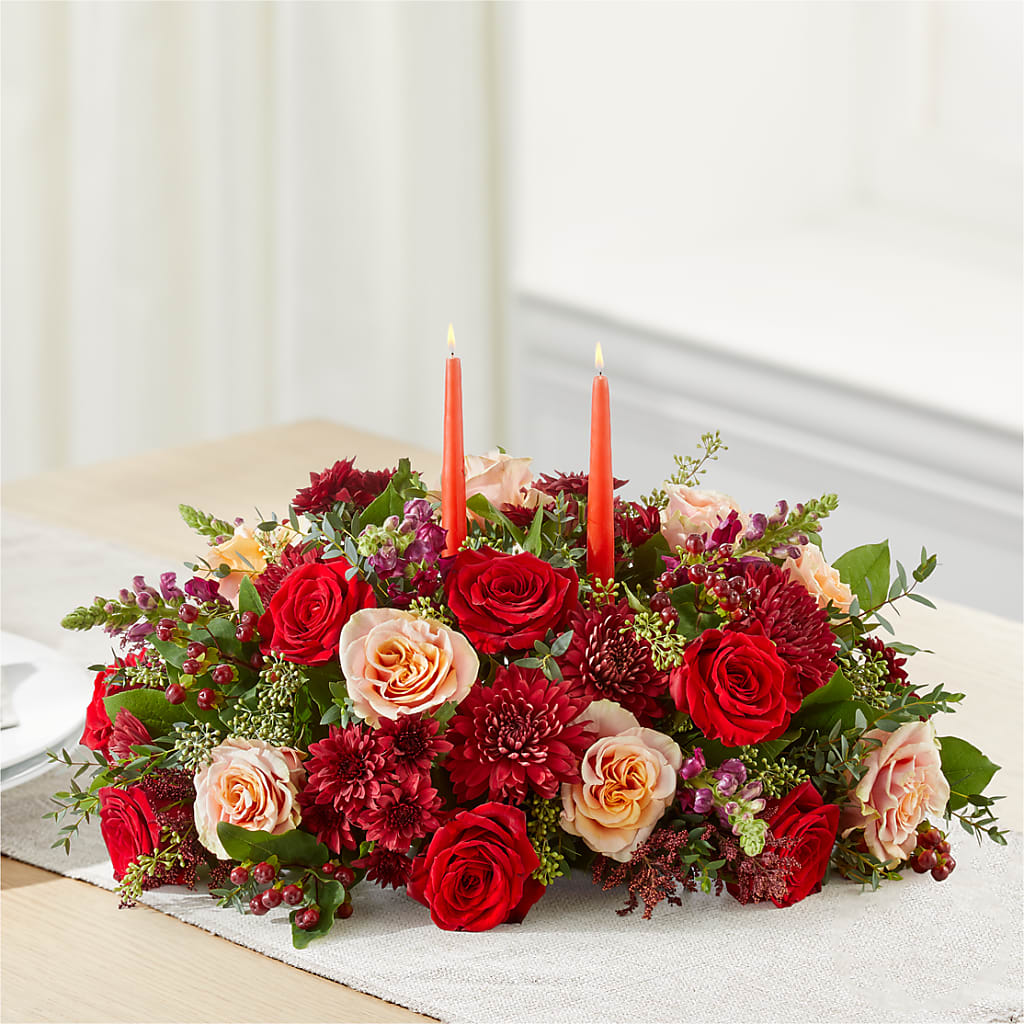 Most Thankful Centerpiece –  Elikonia Flores Y Eventos, San Juan PR