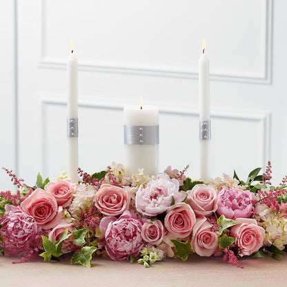 Worldwide Romance Unity Candle Arrangement –  Elikonia Flores Y Eventos, San Juan PR