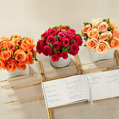 Dawn Rose Centerpiece –  Elikonia Flores Y Eventos, San Juan PR